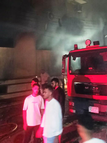 حريق بمصنع ملابس بكفر الشيخ (3)