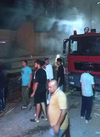 حريق بمصنع ملابس بكفر الشيخ (2)