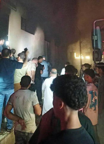 حريق بمصنع ملابس بكفر الشيخ (1)