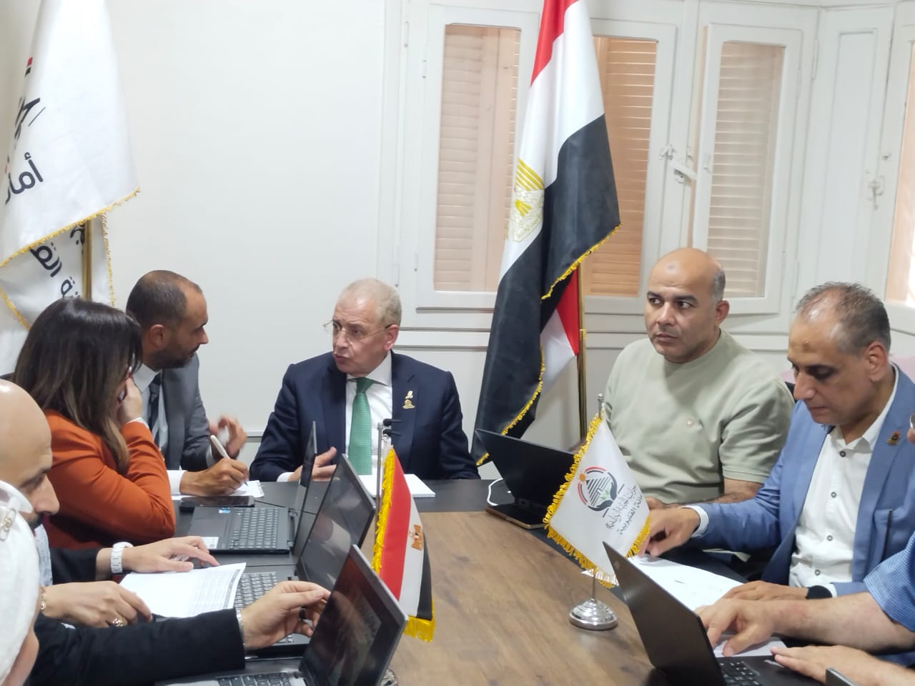 غرفة عمليات حزب الجبهة الوطنية بالقليوبية