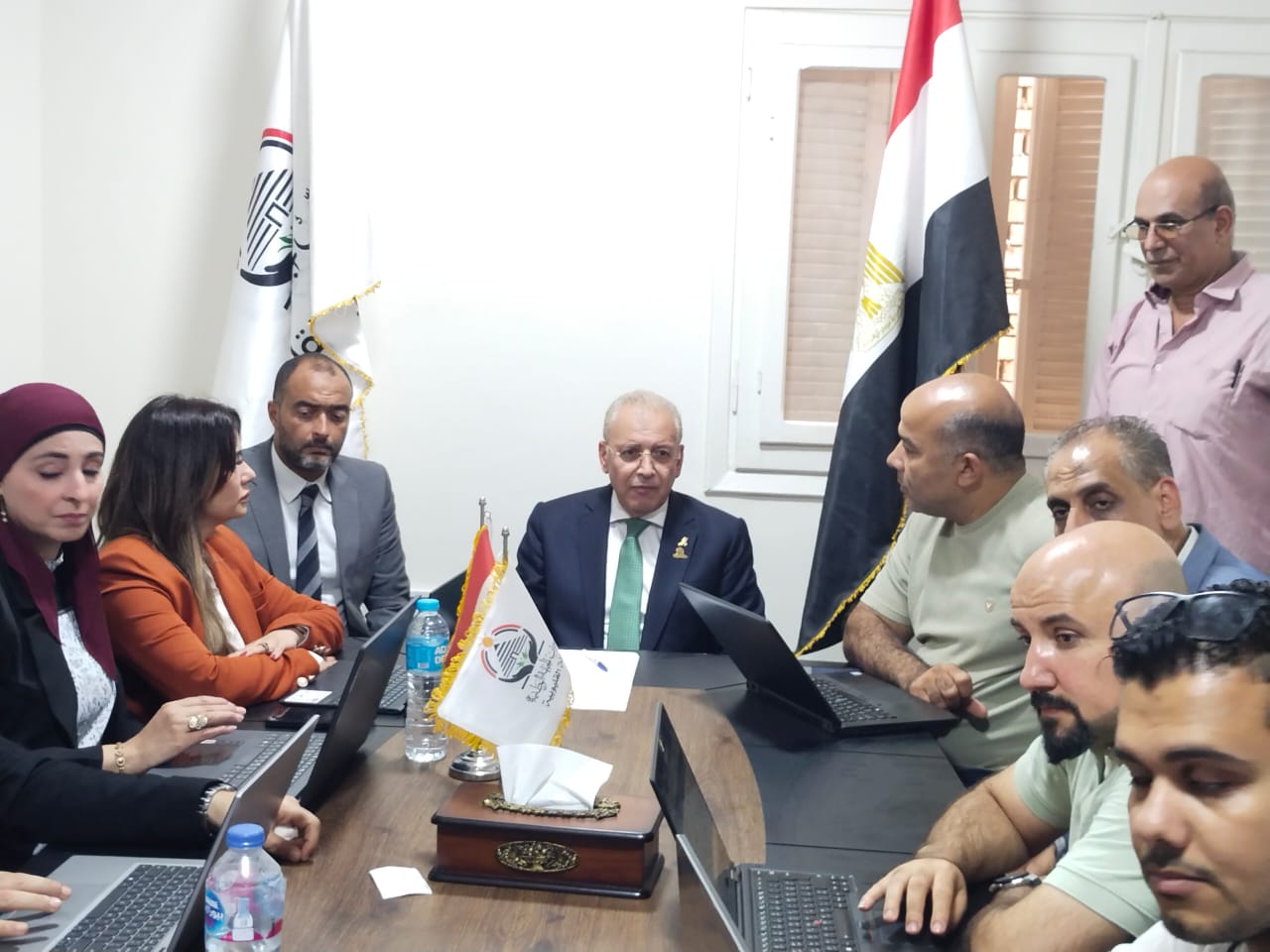 متابعة انتظام لجان انتخابات الشيوخ بالقليوبية