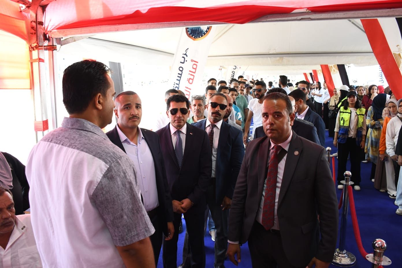 وزير الرياضة فى الانتخابات