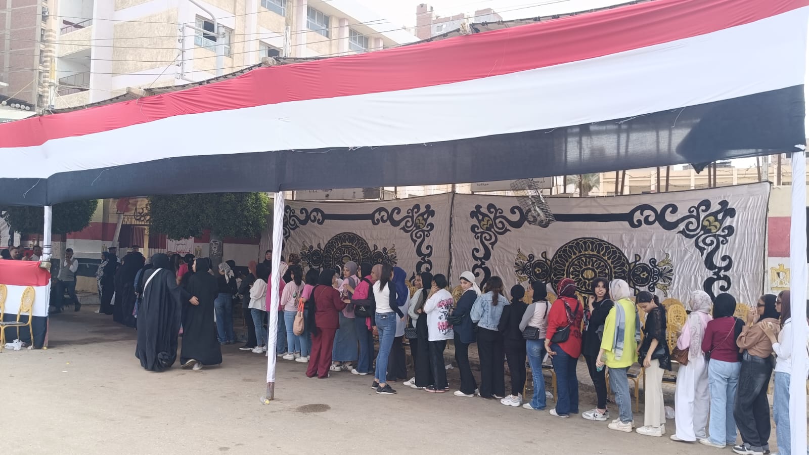 اقبال كبير من السيدات فى انتخابات الشيوخ بالدقهلية (3)