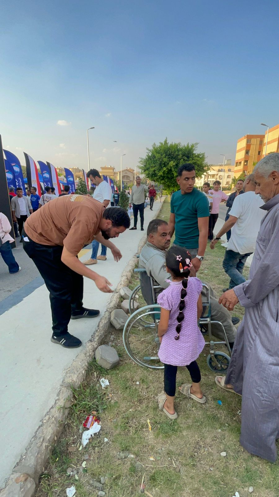 جانب من متابعة الشرطة لقعيد