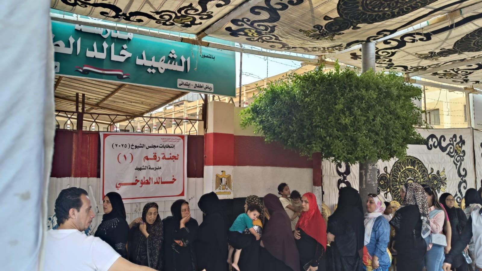 اقبال كبير من السيدات فى انتخابات الشيوخ بالدقهلية (5)