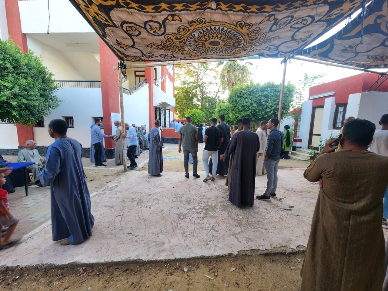 حشود وإقبال كثيف على لجان البعيرات غرب الأقصر (2)