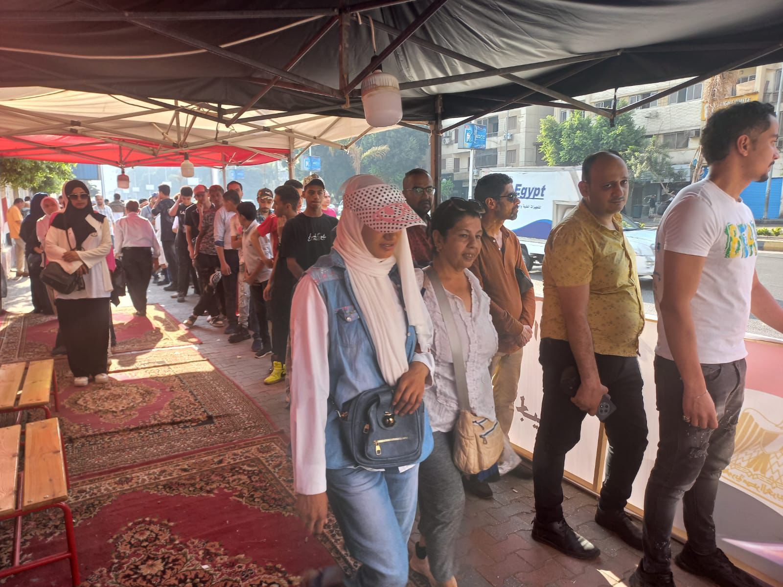 توافد الناخبين