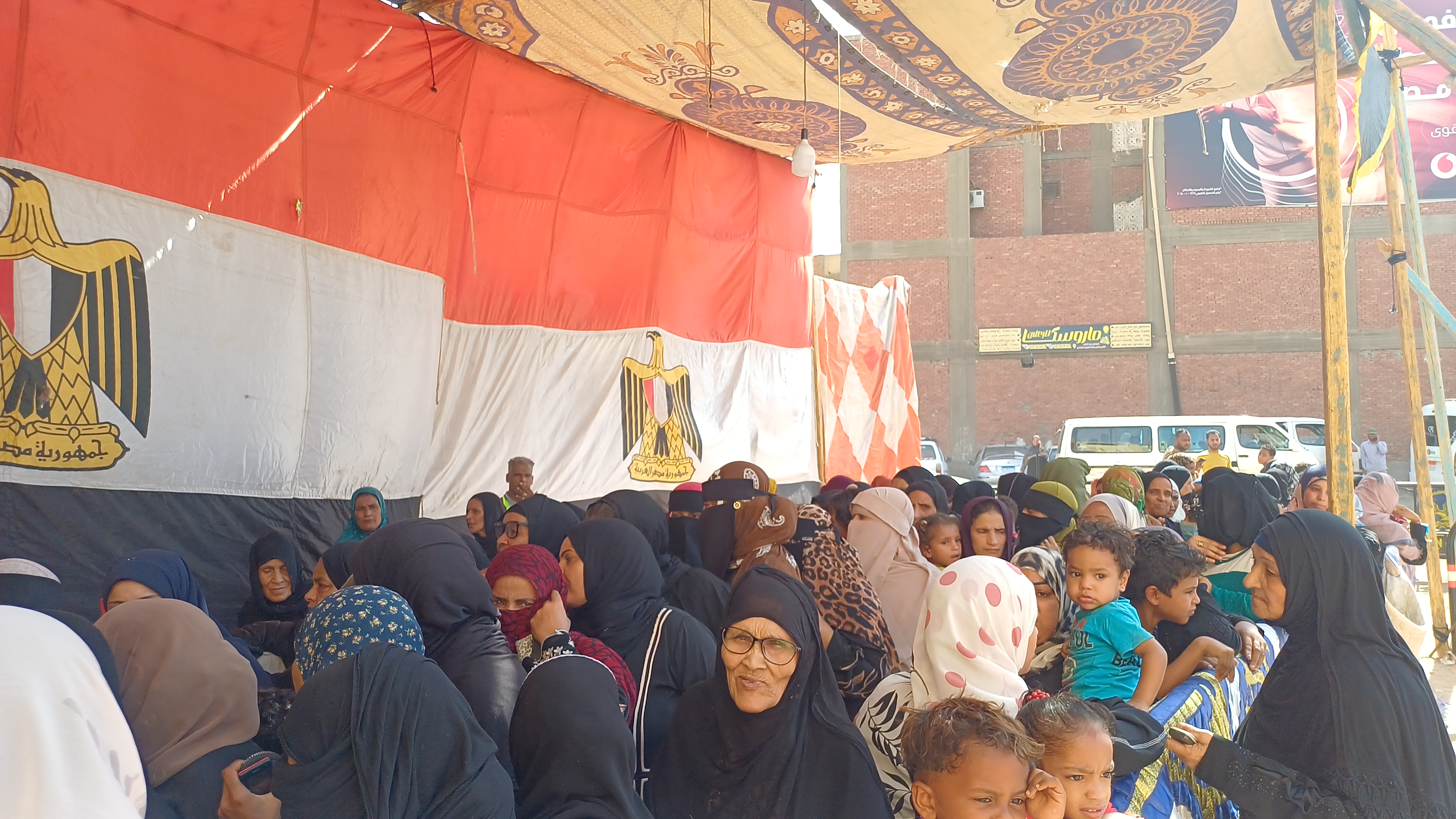 اقبال كبير من المرأة على الانتخابات بأسوان  (4)