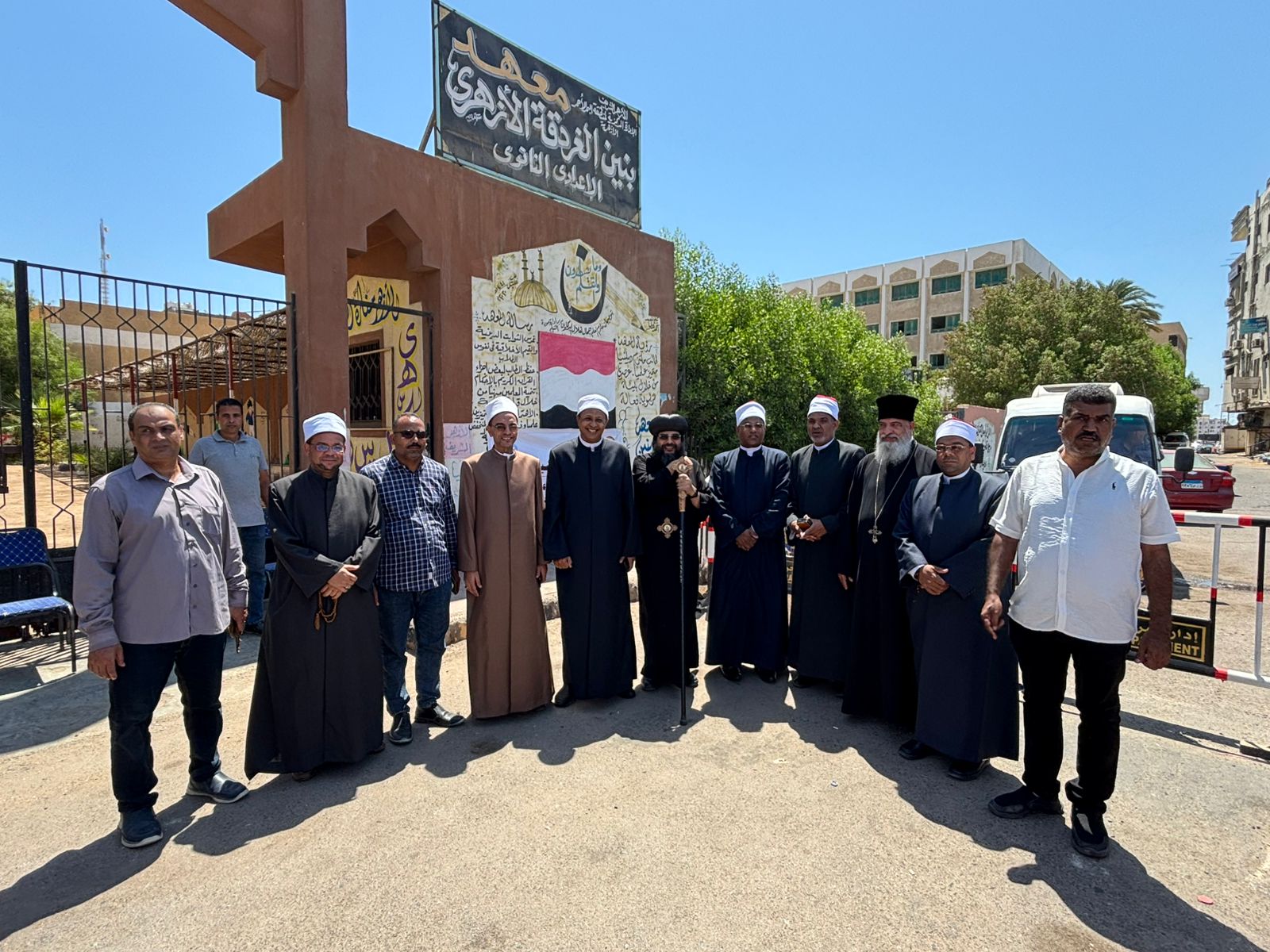 وفد الازهر والكنيسة أمام اللجان 