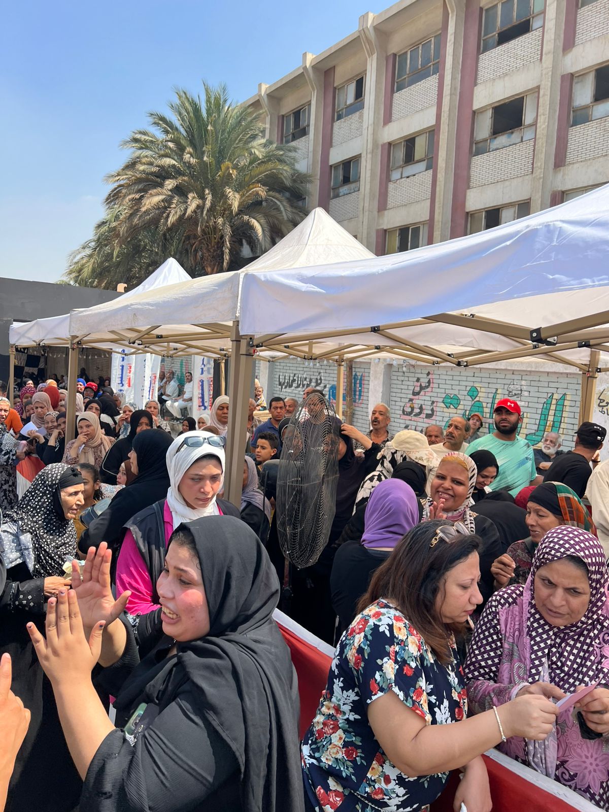 توافد المواطنون على اللجان الانتخابية (3)