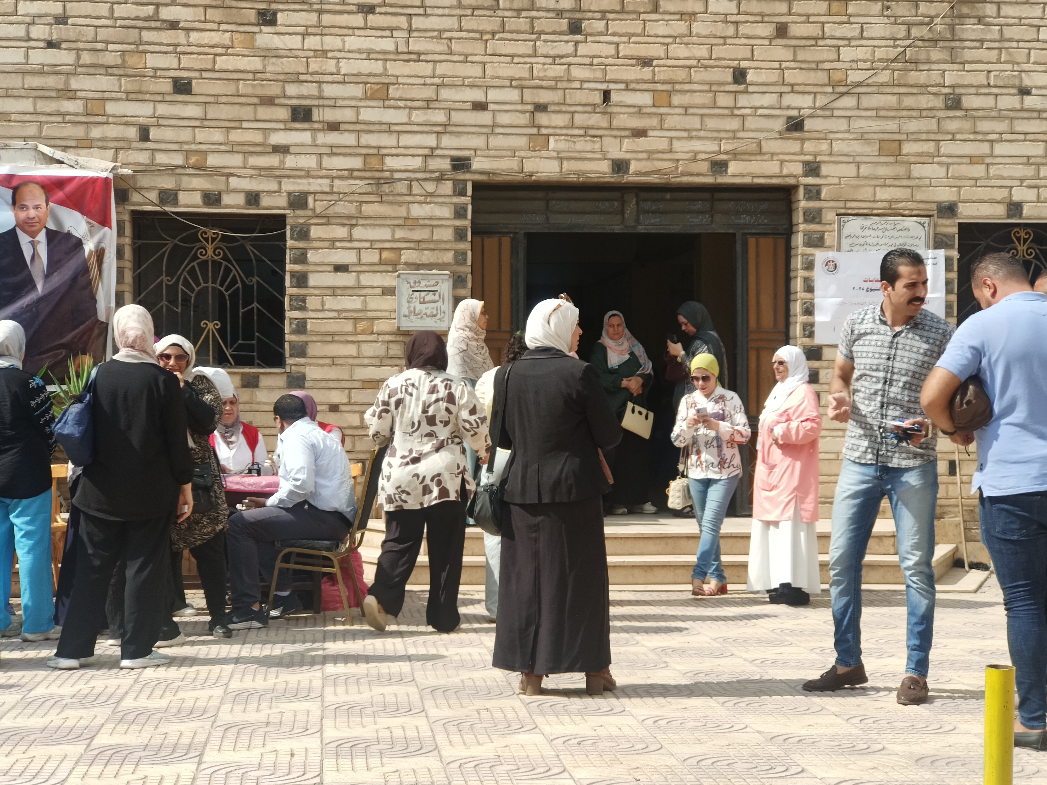 اقبال كبير من السيدات فى انتخابات الشيوخ بالدقهلية (1)