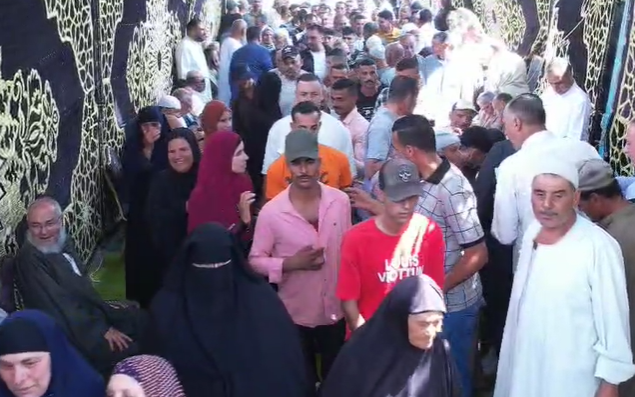 توافد السيدات على اللجان 