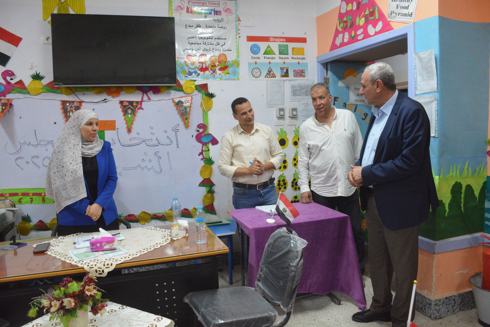 محافظ الغربية يتفقد اللجان محافظ الغربية يتفقد اللجان