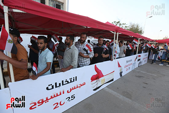 الطوابير فى لجان التجمع