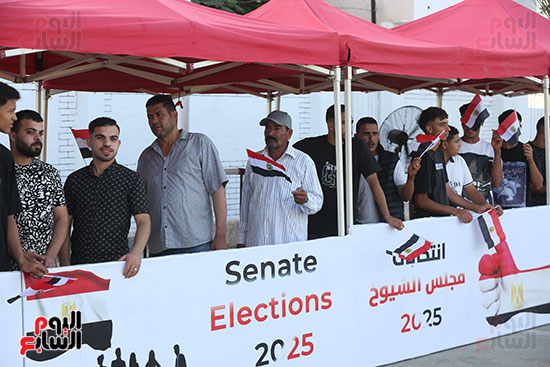 طوابير الانتخابات فى التجمع