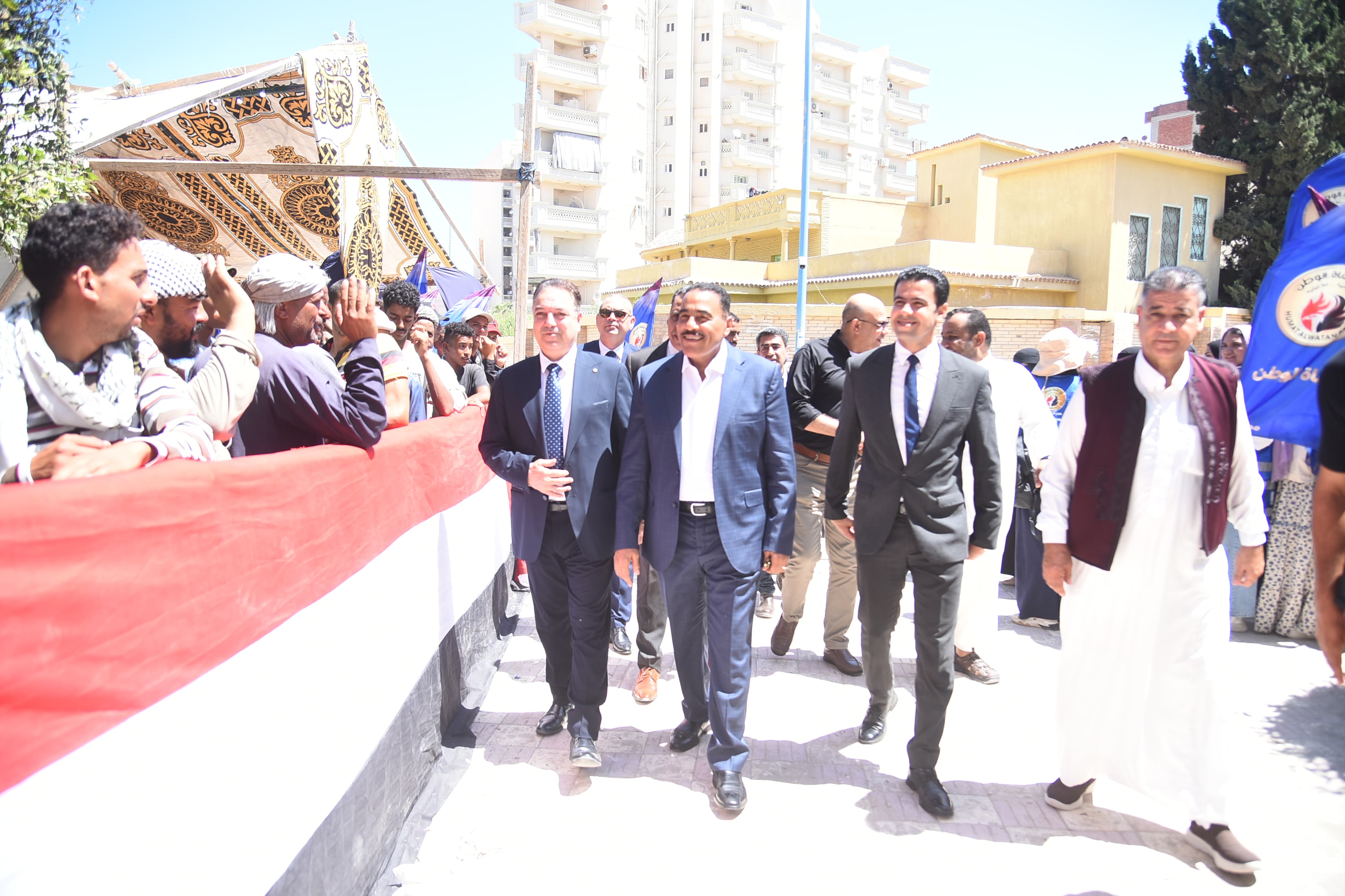 اللواء خالد شعيب ياتابع انتخابات مجلس الشيوخ