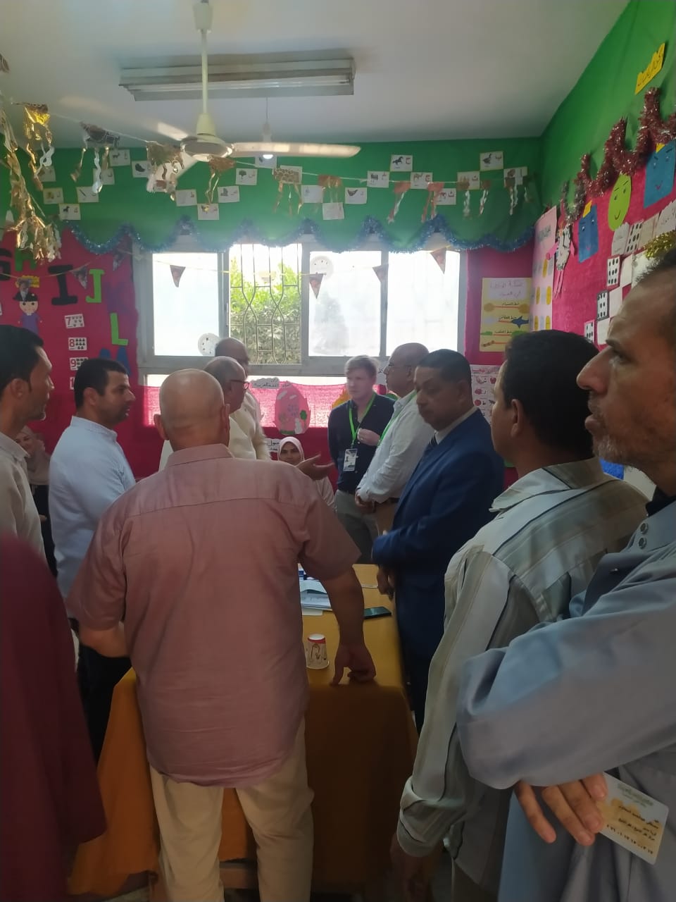 جانب من زيارة الوفد