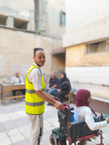 فتاة من ذوى الهمم تشارك فى انتخابات مجلس الشيوخ