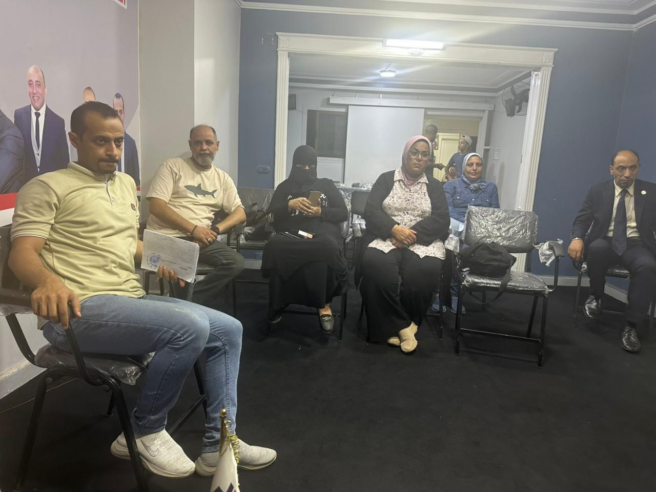 غرفة عمليات حزب العدل المركزية بالإسكندرية تتابع سير انتخابات مجلس الشيوخ
