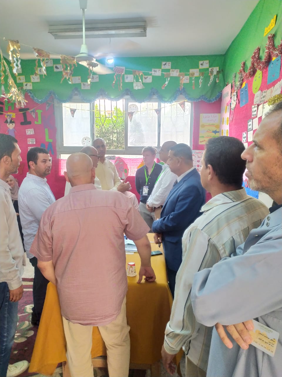 وفد من الأمم المتحدة يتابع لجان كفر الشيخ الانتخابية