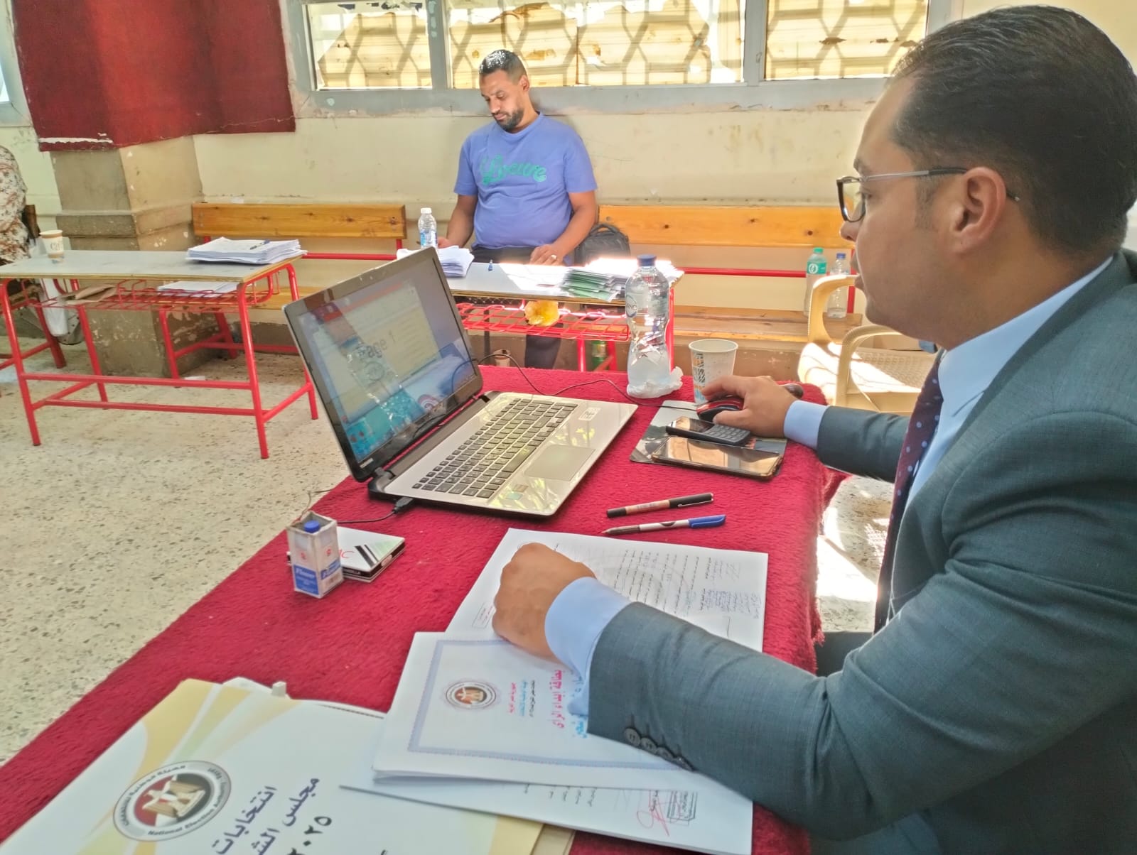 انتظام العملية الانتخابية في لجان الزيتون