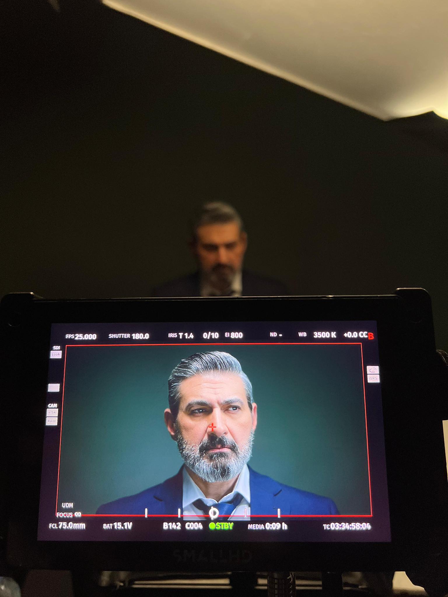ياسر جلال فى كواليس مسلسل للعدالة وجه اخر 