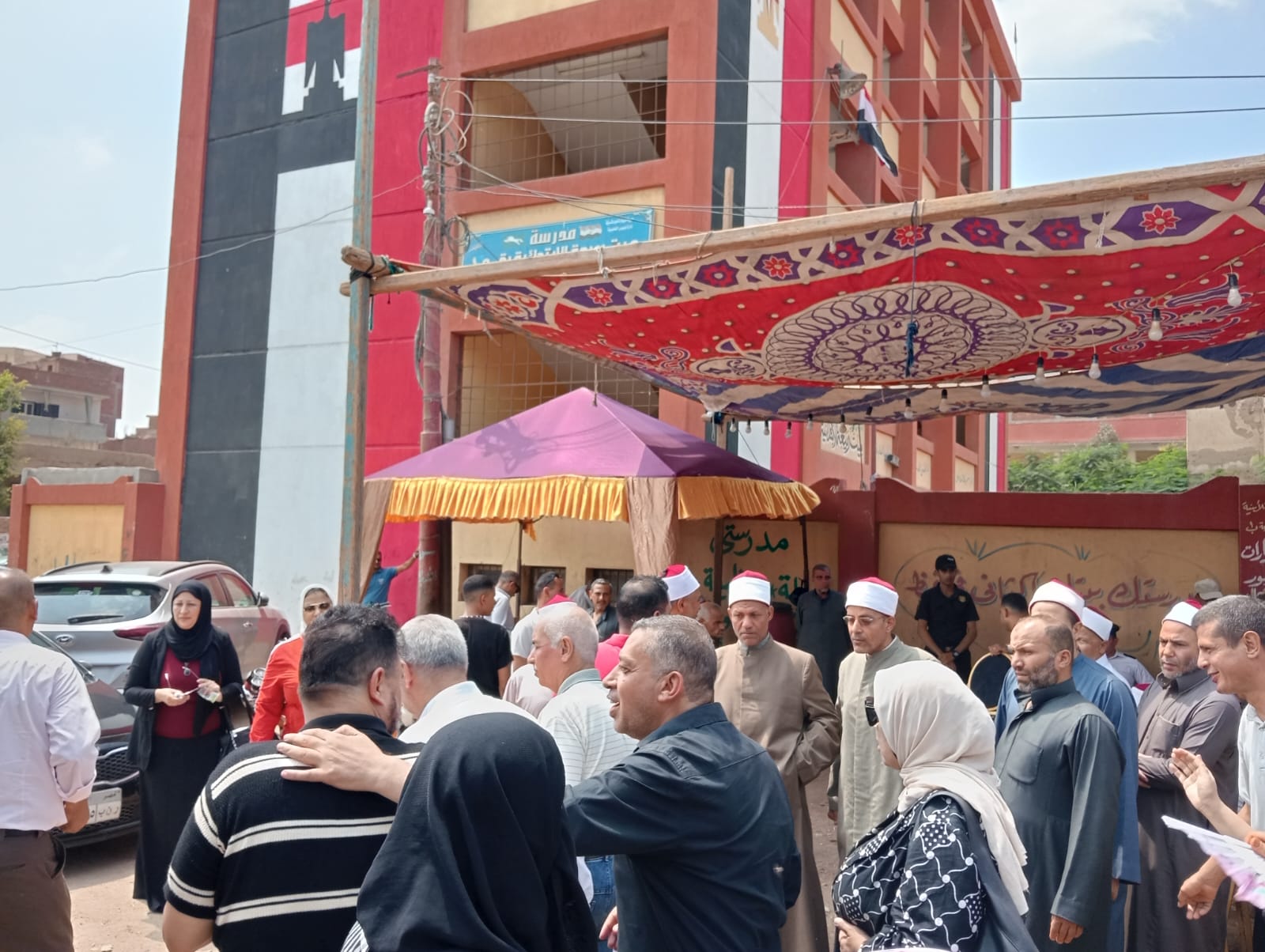 مسيرة لرجال الأوقاف والتعليم بميت ربيعة لحث المواطنين على المشاركة في انتخابات الشيوخ بالشرقية (2)