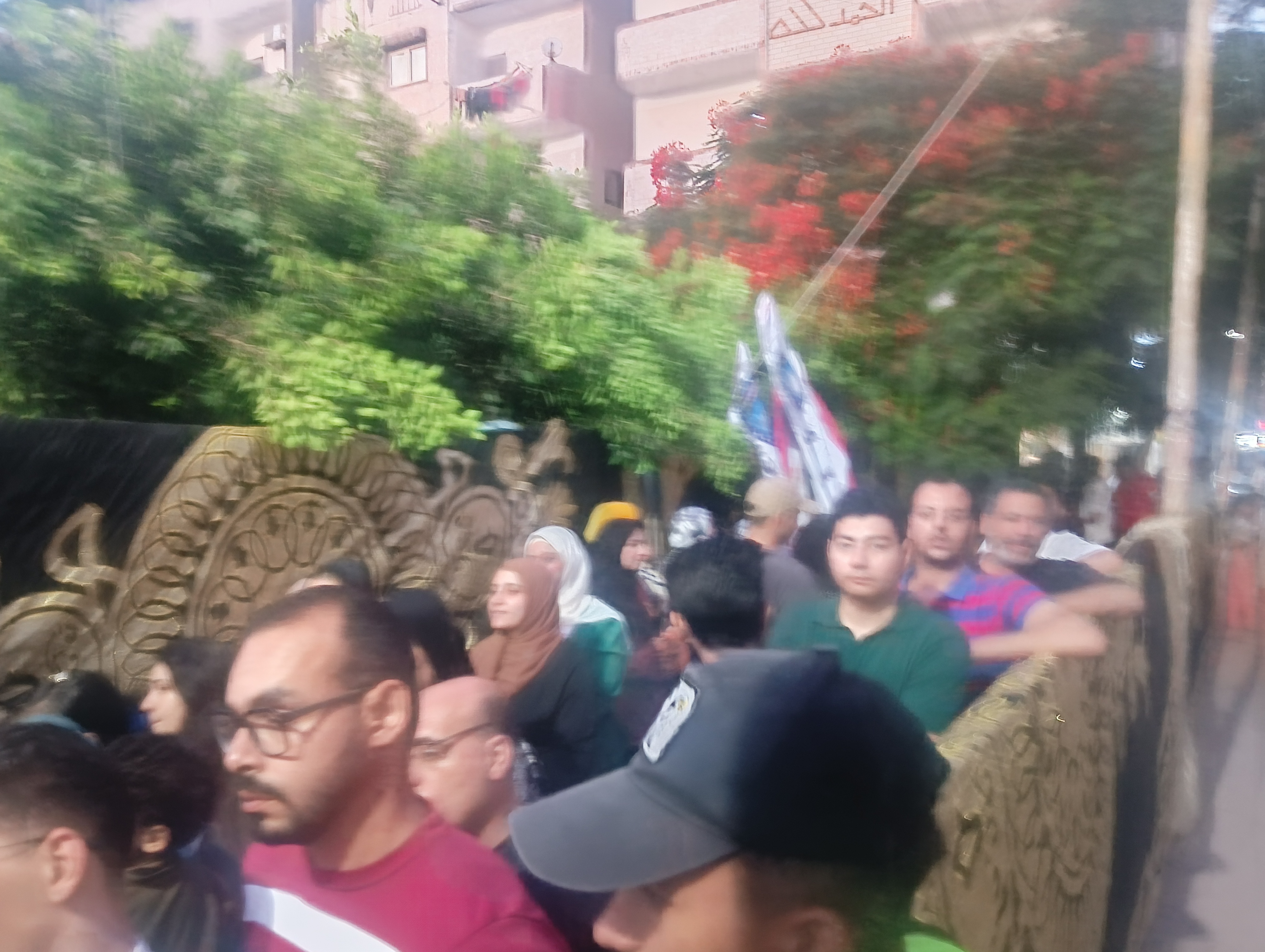 زحام كبير على اللجان الانتخابية في الإسماعيلية  (2)