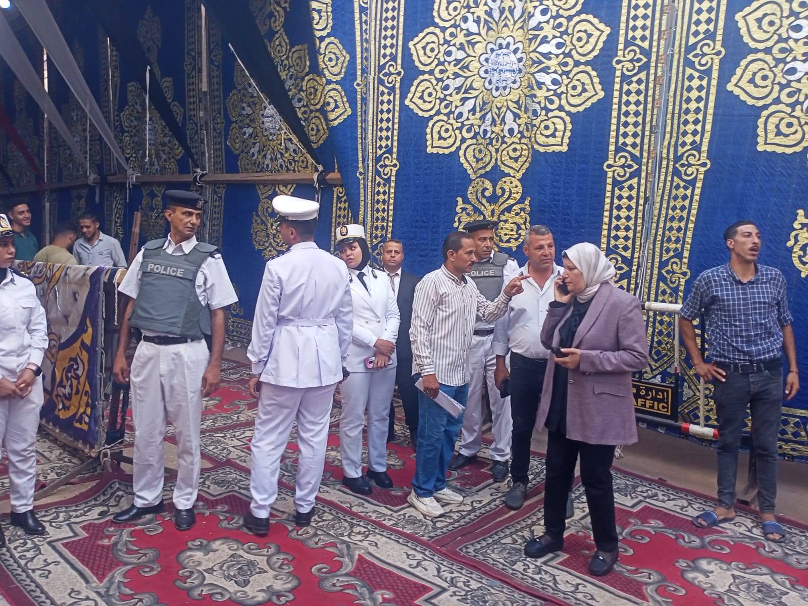 قوات التأمين أمام لجان الانتخابات