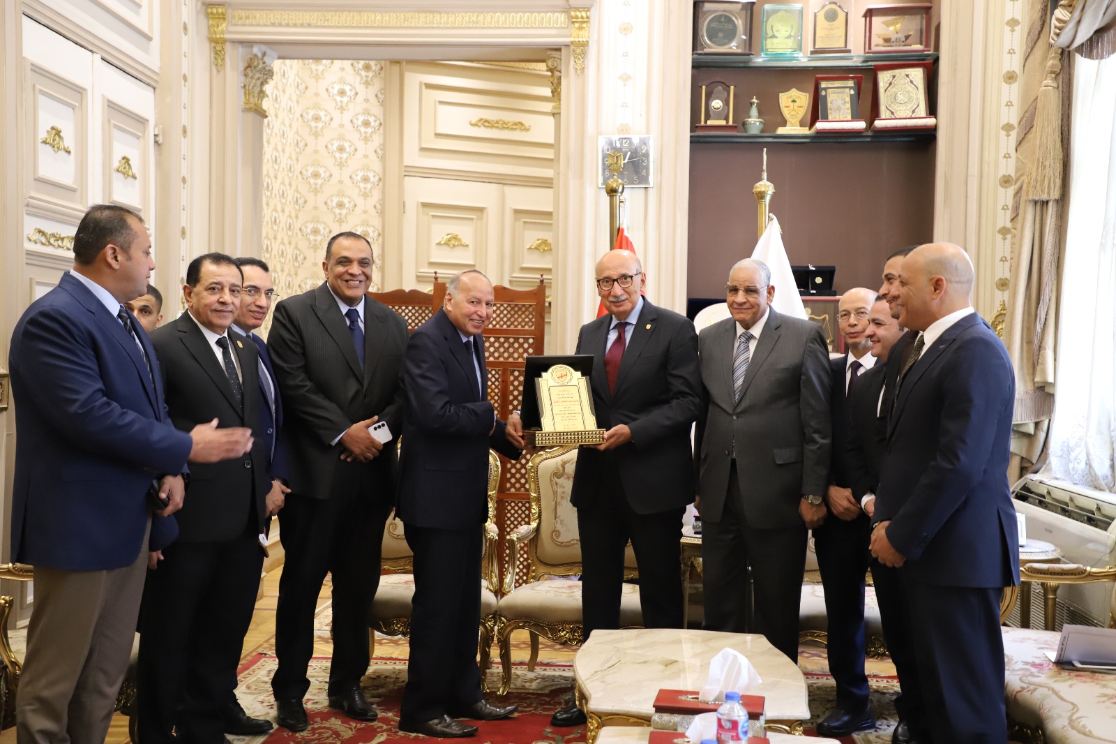 رئيس مجلس القضاة الأعلى يستقبل رئيس نادي قضاة جنوب سيناء