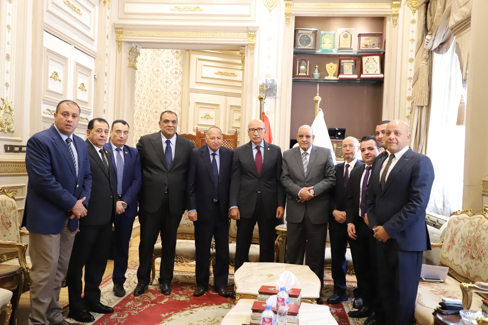 زيارة وفد نادي قضاة جنوب سيناء لرئيس مجلس القضاء الأعلى