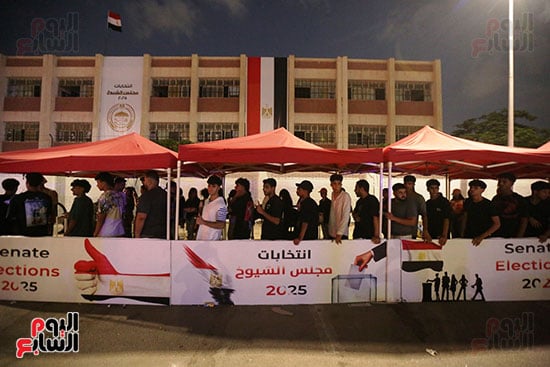 طوابير فى لجان التجمع