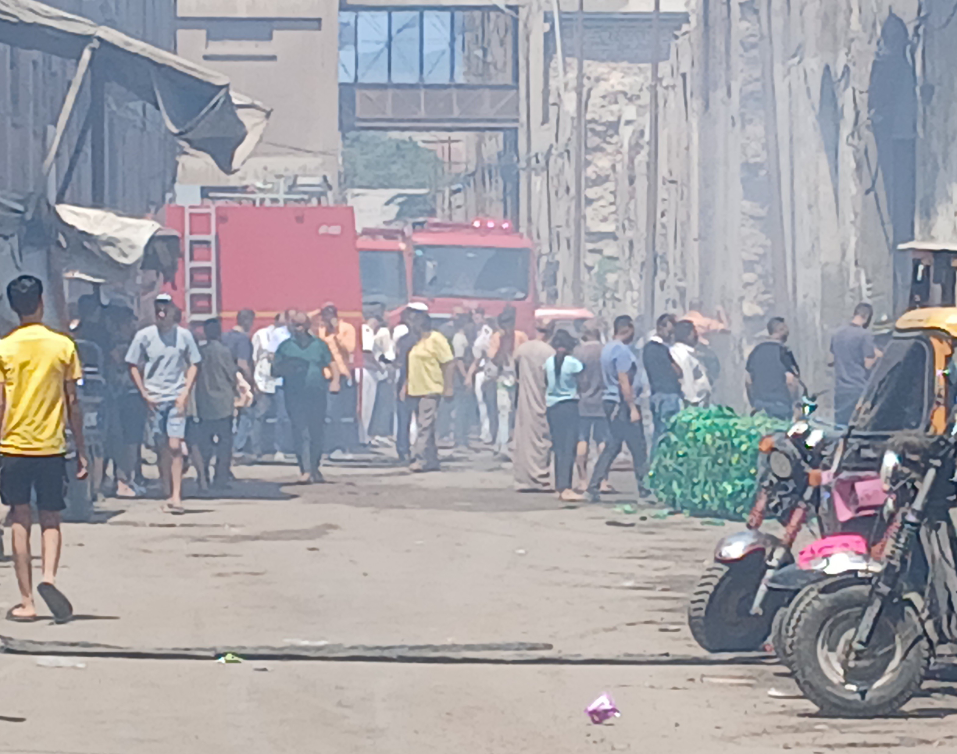 حريق مخزن بلاستيك في الإسكندرية_ حريق مخزن بلاستيك في الإسكندرية_