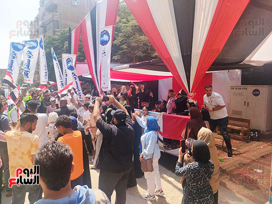 مسيرة-حاشدة-لمستقبل-وطن-تجوب-الهرم-ونزلة-السمان-لحث-المواطنين-على-المشاركة-في-انتخابات-الشيوخ-(9)