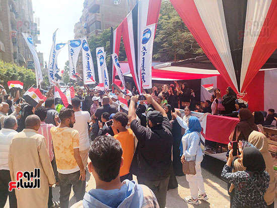 مسيرة-حاشدة-لمستقبل-وطن-تجوب-الهرم-ونزلة-السمان-لحث-المواطنين-على-المشاركة-في-انتخابات-الشيوخ-(4)