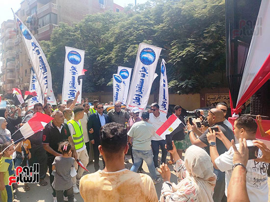 مسيرة-حاشدة-لمستقبل-وطن-تجوب-الهرم-ونزلة-السمان-لحث-المواطنين-(5)