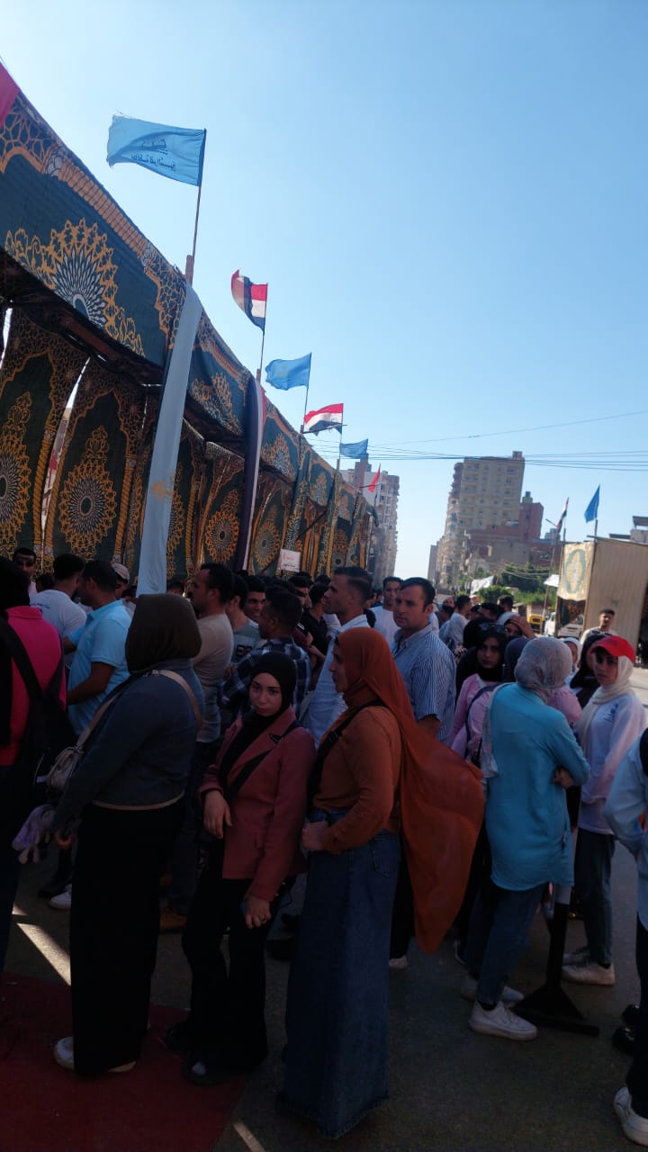 زحام كبير بدسوق