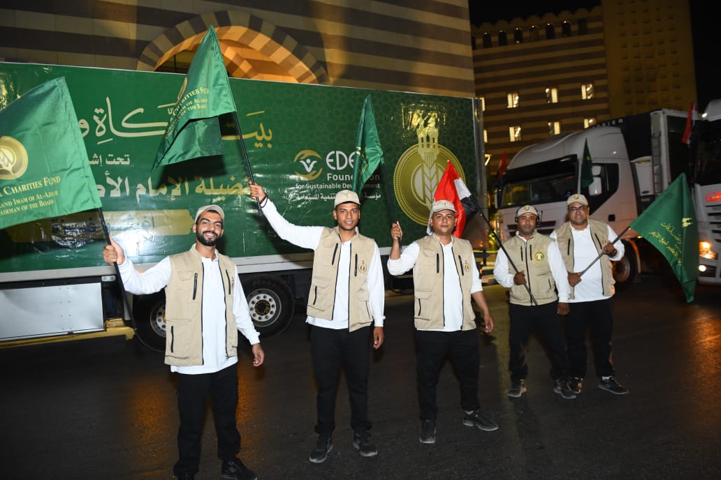 أكبر قافلة إغاثية إلى قطاع غزة (3)