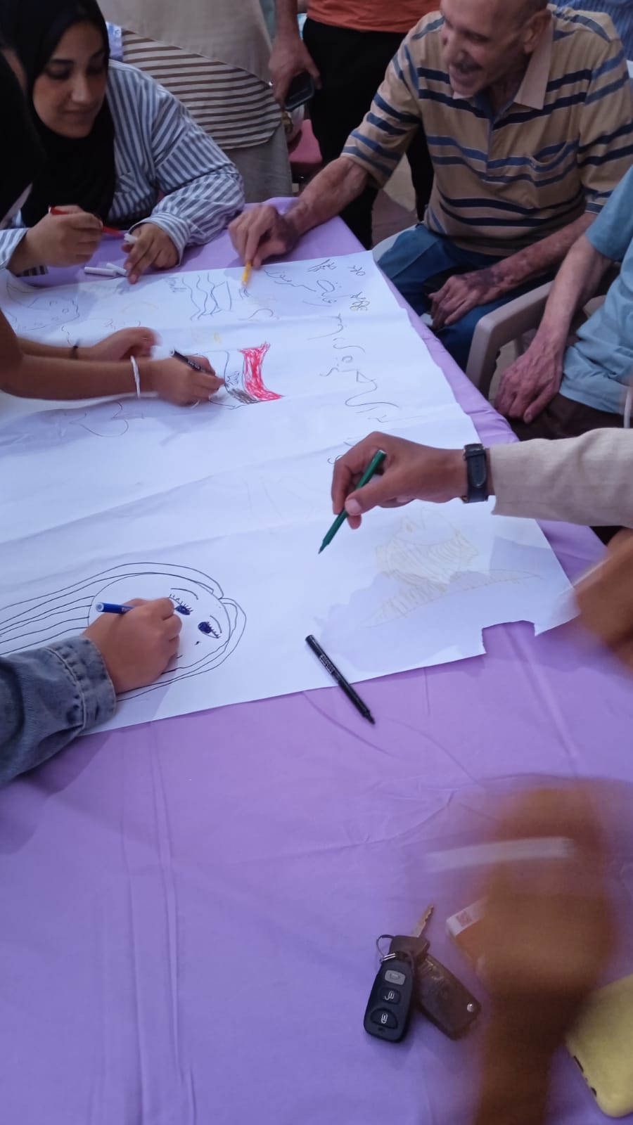 تنفيذ مجموعة كبيرة من الأنشطة التشاركية