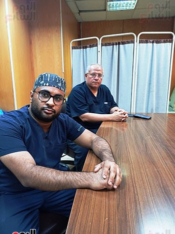 أطباء-قسم-الجراحة-بالمستشفى-الجامعى
