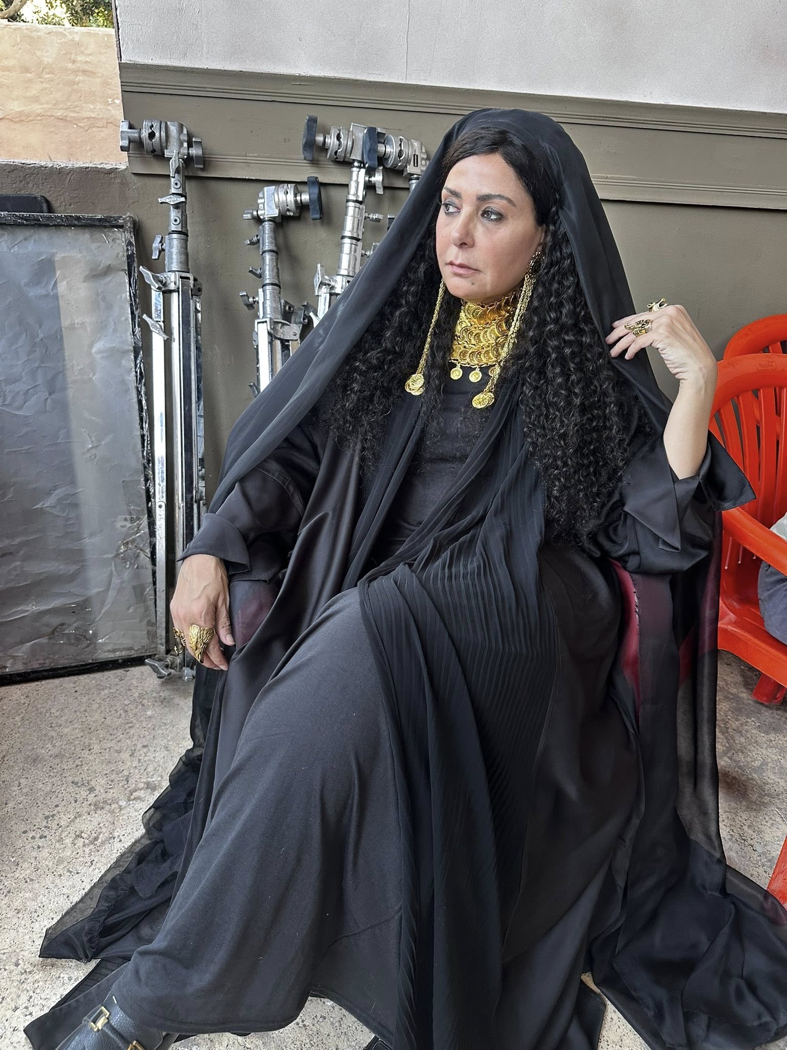 صابرين بشخصيتها فى فيلم المفتاح