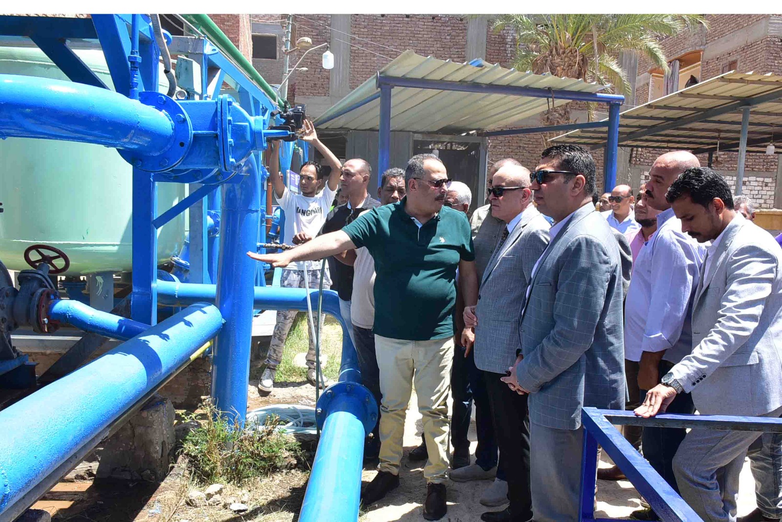 محطة مرشح حاجر الأقالتة الجديد تعمل بطاقة 30 لتر بثانية