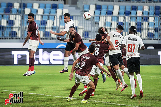 جانب من المباراة جانب من المباراة