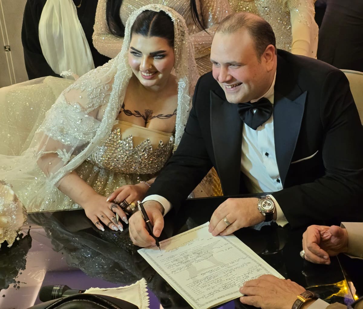 المستشار أحمد زين العابدين مدير نيابة أكتوبر يحتفل بزفافه بحضور الأهل والأصدقاء (1)