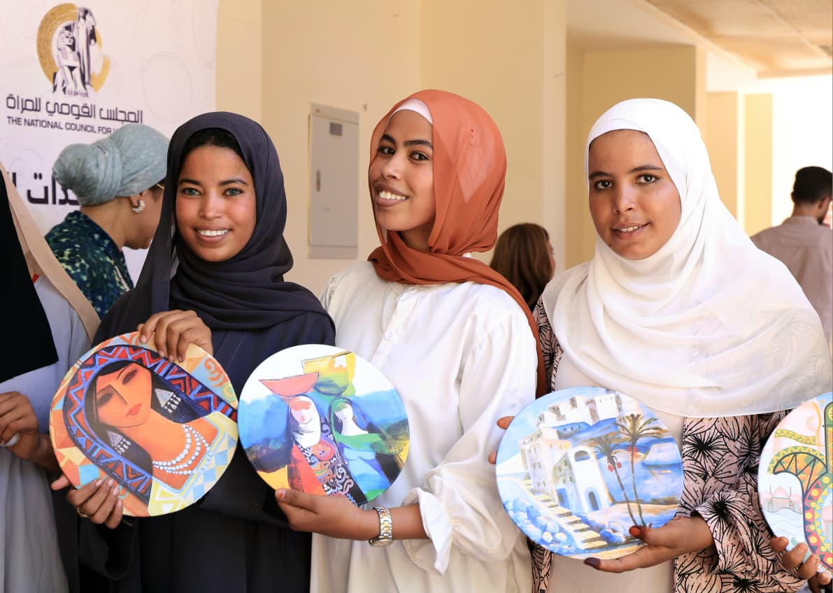 أنشطة المجلس القومي للمرأة المقامة بمدينة شلاتين