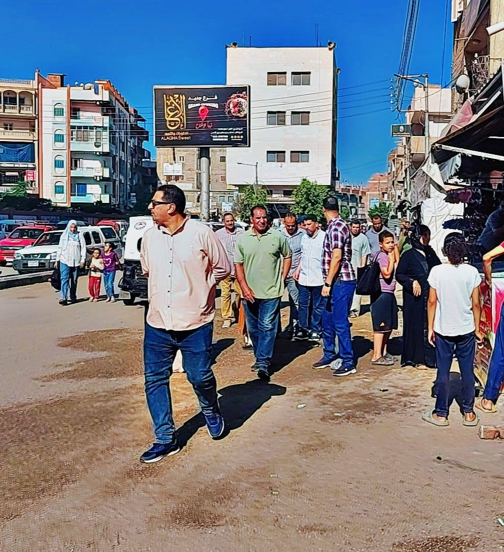 ممدوح النجار يقود حملة اشغالات ممدوح النجار يقود حملة اشغالات