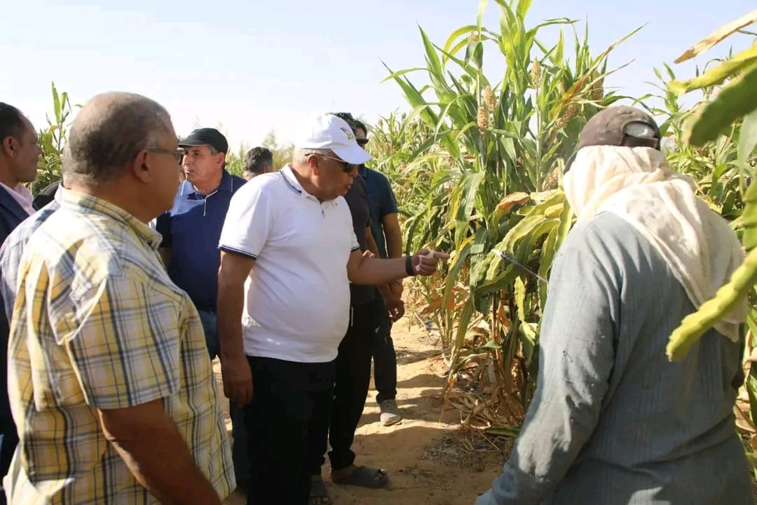 محافظ الوادي الجديد يتفقد مزارع الدراجون فروت