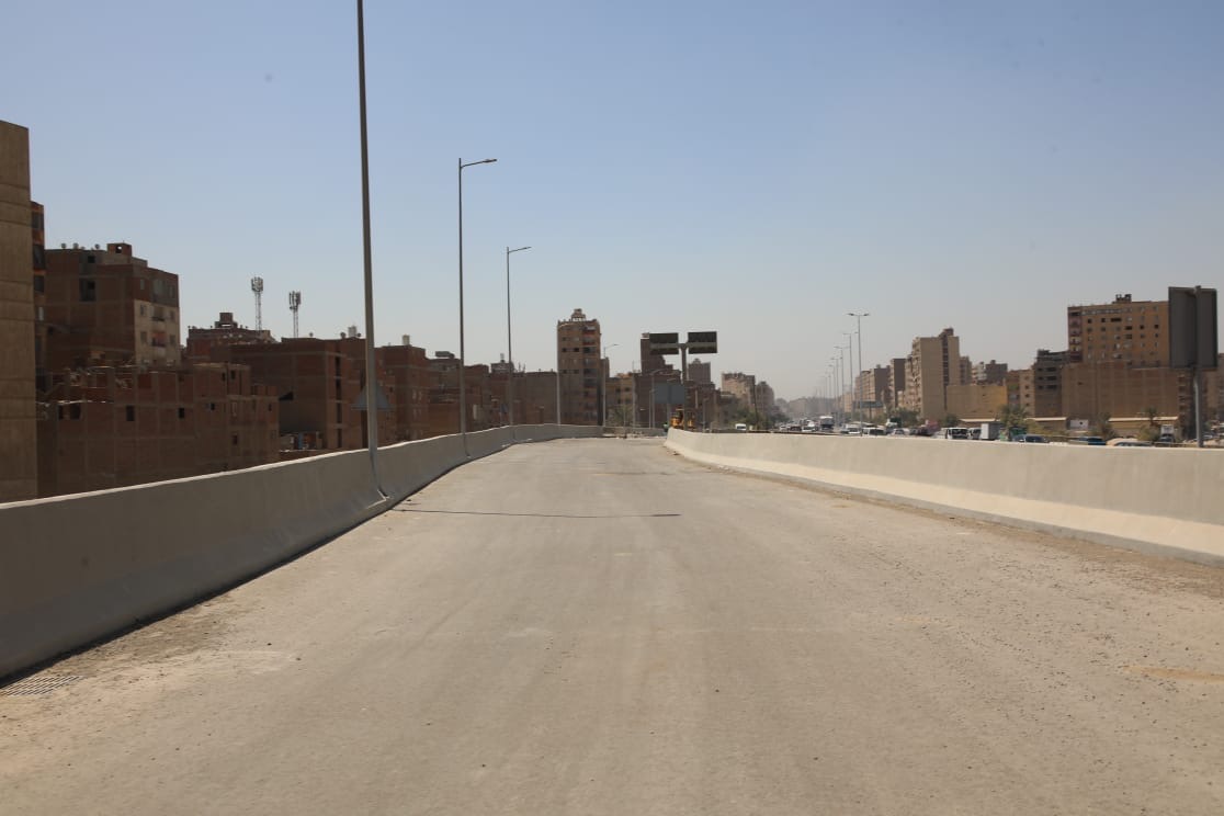تشغيل تجريبي لوصلة محور عمرو بن العاص الرابطة بين الطريق الدائرى الشمالى والجنوبى
