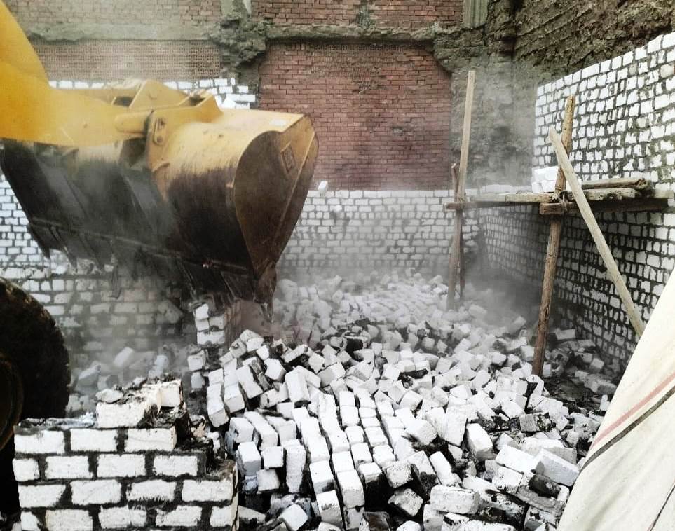 جانب من إزالة التعديات جانب من إزالة التعديات