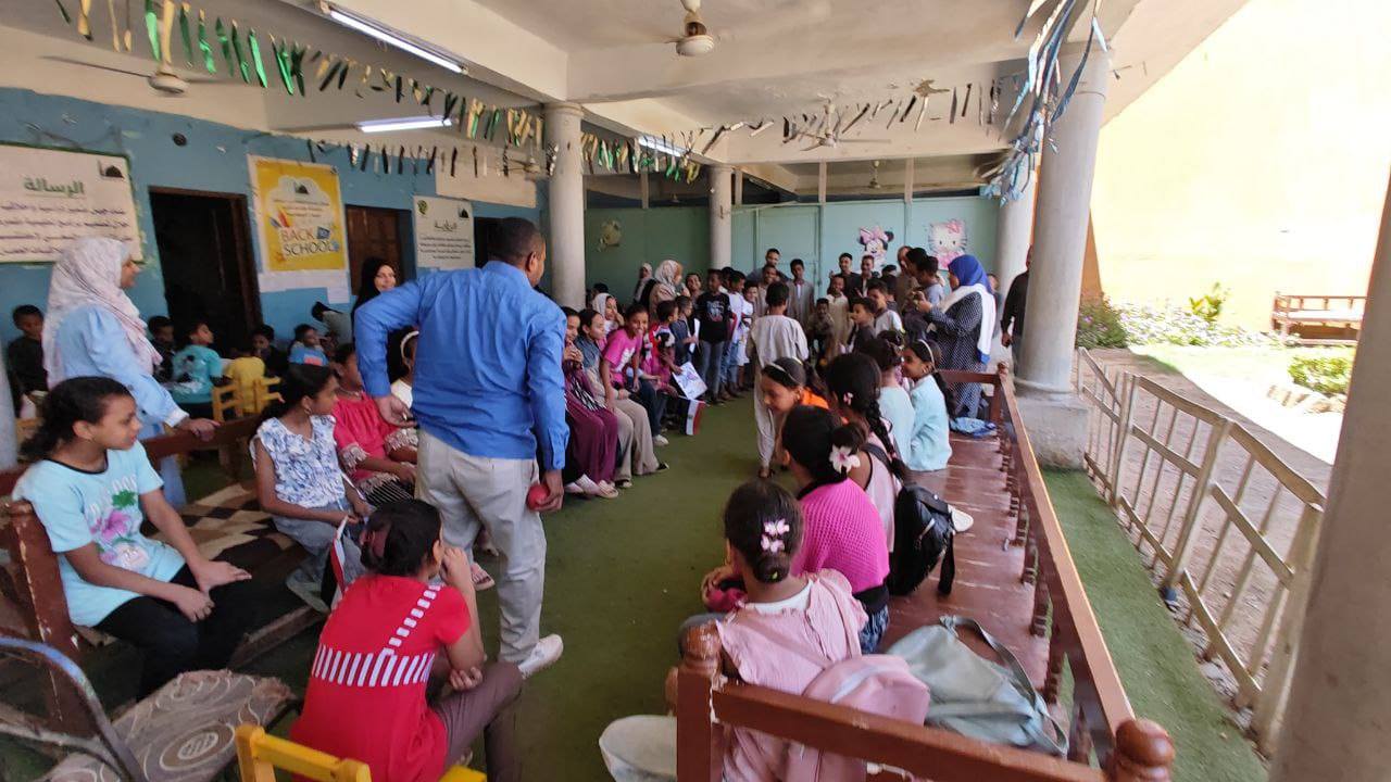 المكتبة المتنقلة بمكتبة مصر العامة تدعم أطفال القرى